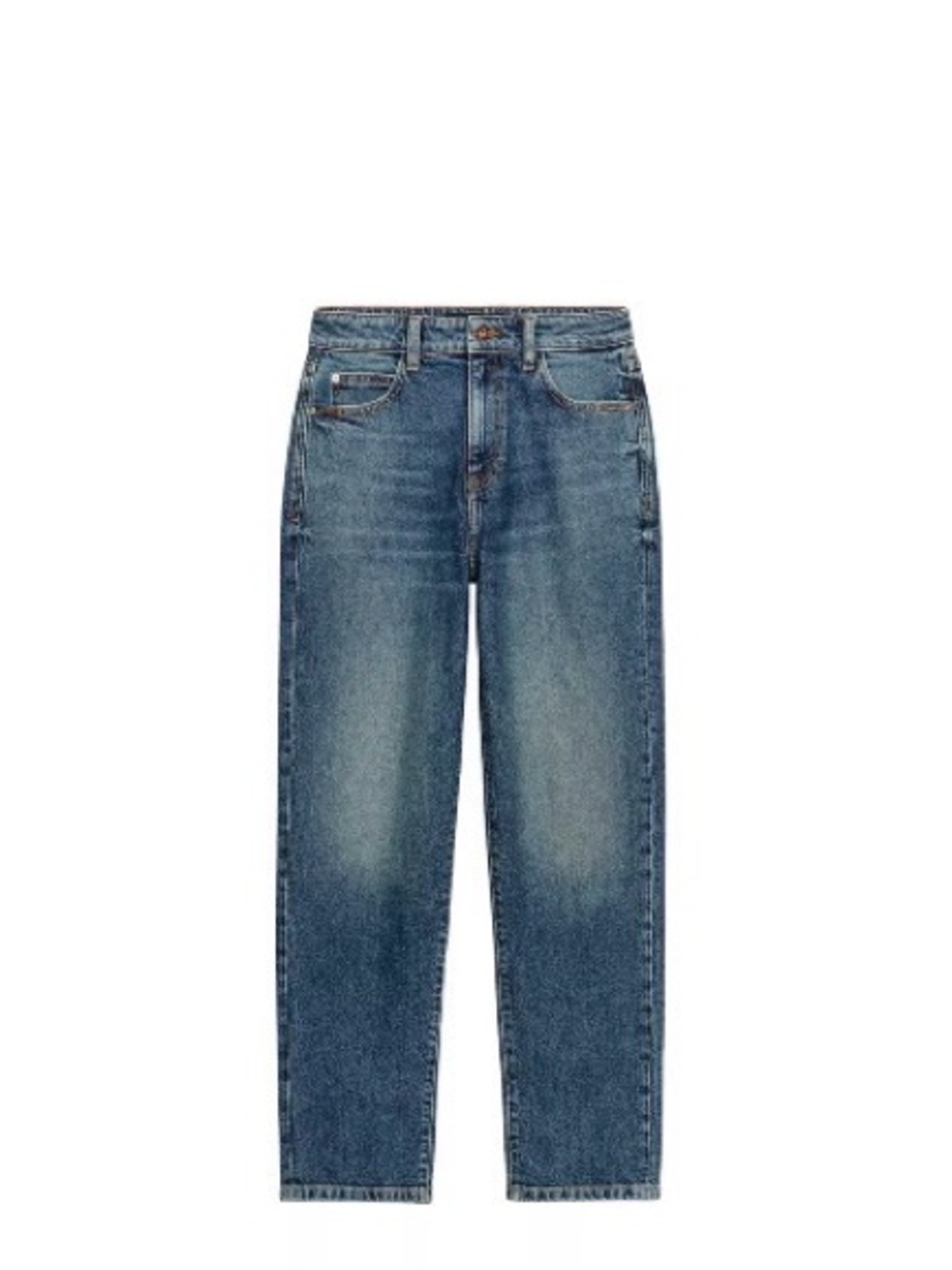 Zara Women’s high waisted Blue mom fit Jeans. Size 34 or 2 (feel they run big)